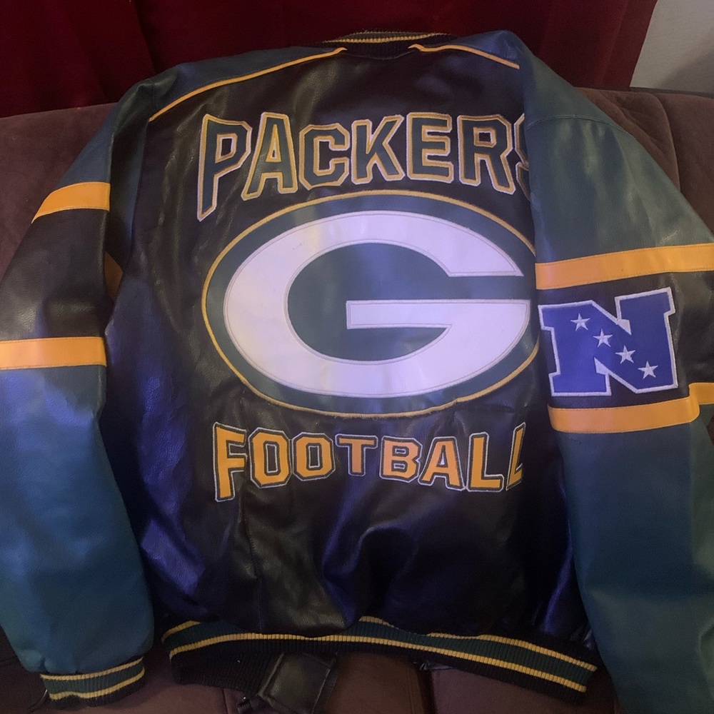 Green Bay Packers leather jacket